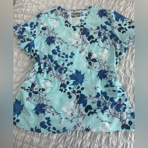 Butter-soft stretch scrub top